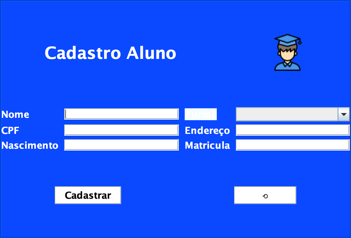Academix - Cadastro de aluno