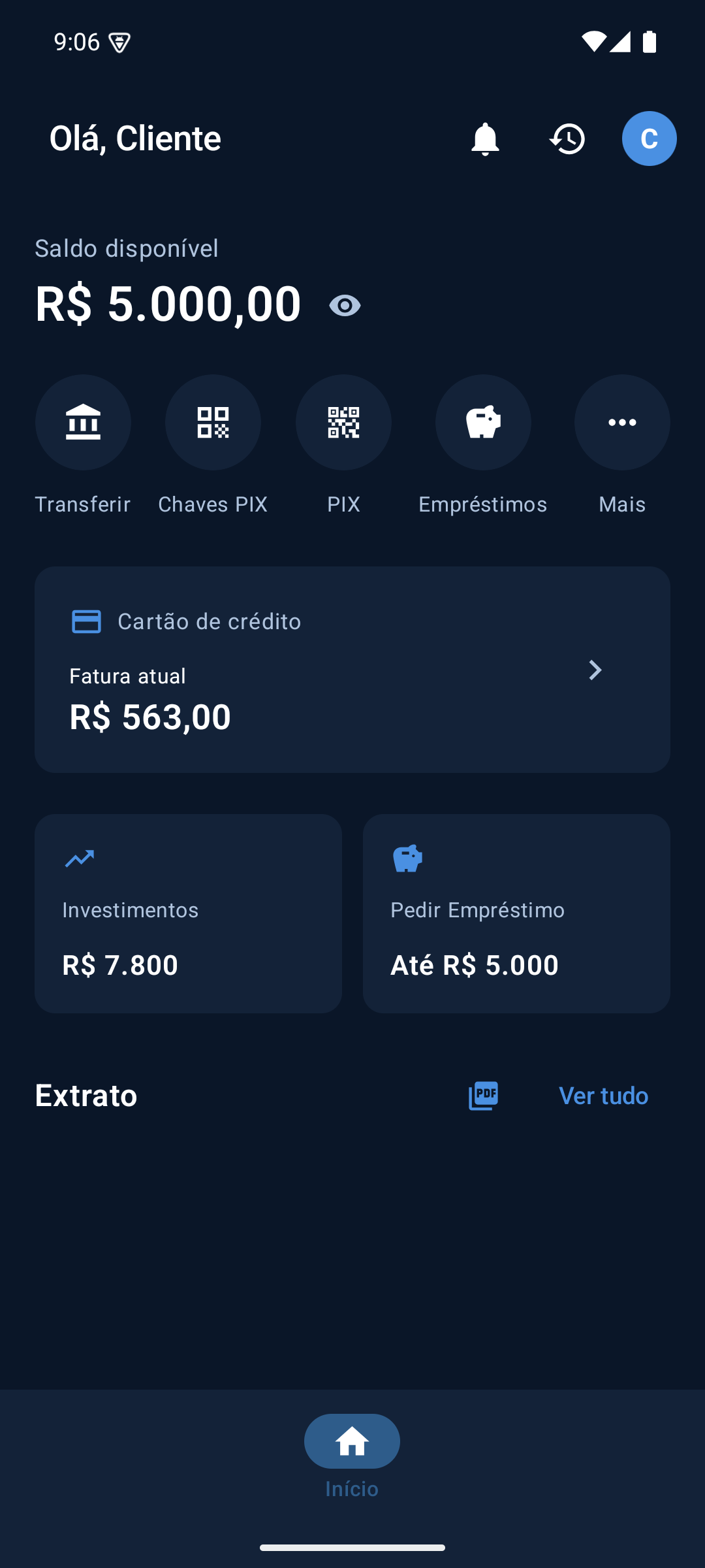 Agiota Bank - Home