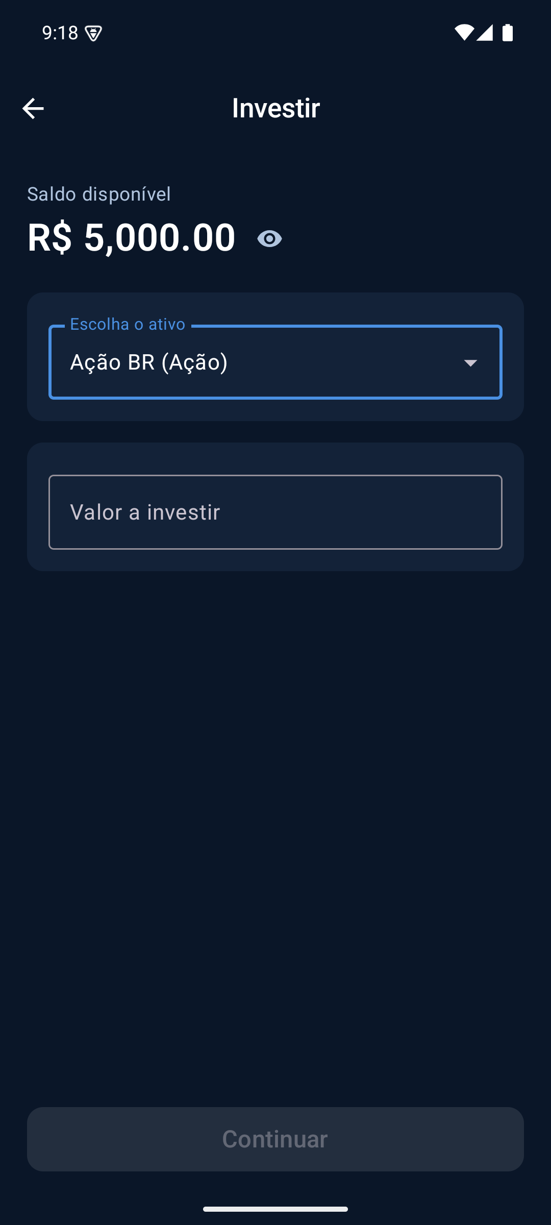 Agiota Bank - Comprar investimento