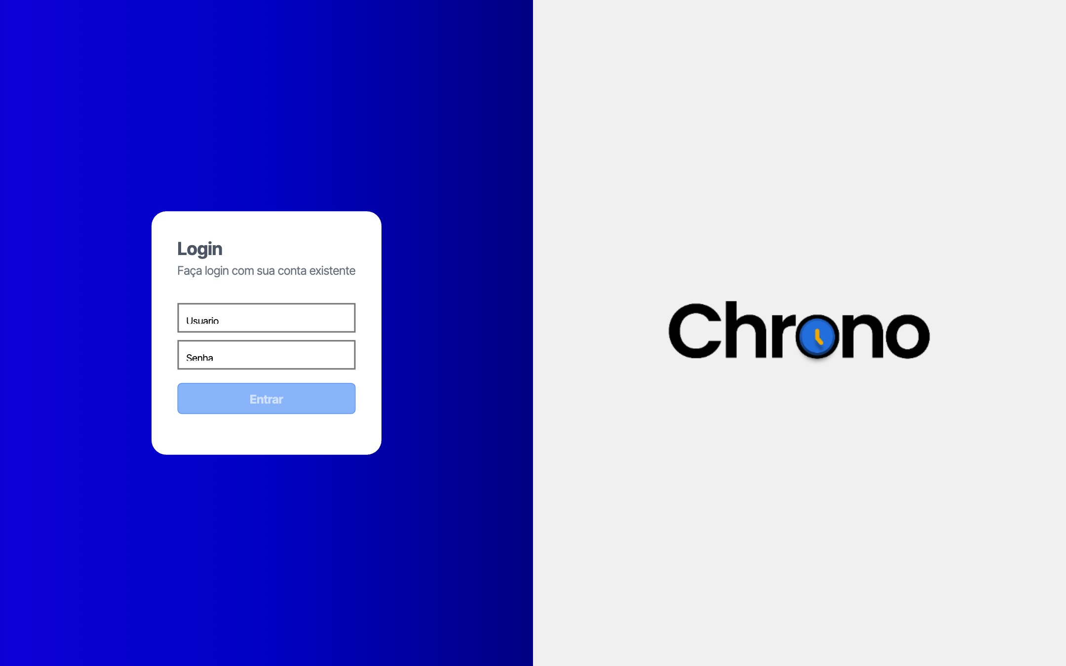 Chrono - Login