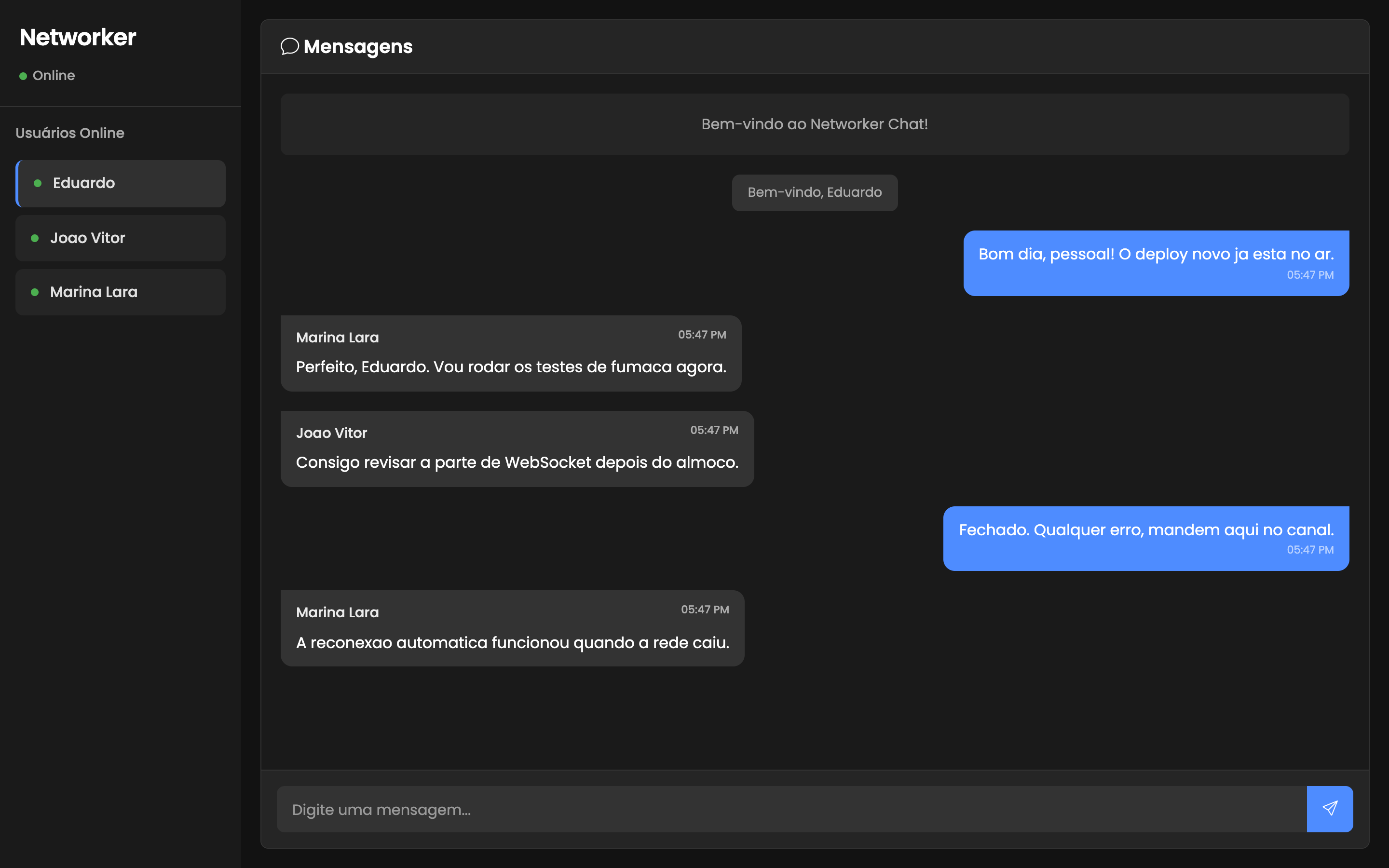 Networker - Conversa em grupo